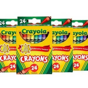 Crayola Classic Color Pack Crayons, 24 Count, (Pack of 4)